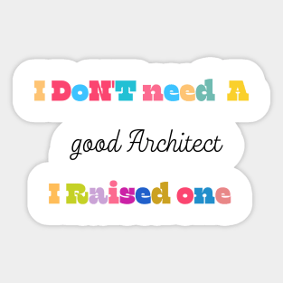 Architect Sticker